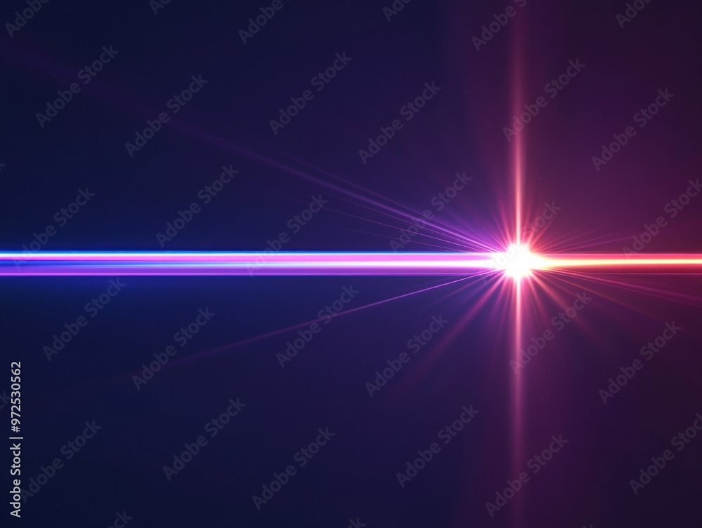 Obraz premium Cosmic Glow A Vibrant Light Show in the Night Sky.