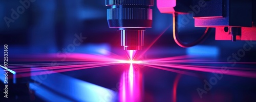 Laser Precision A Futuristic Vision of Technology.