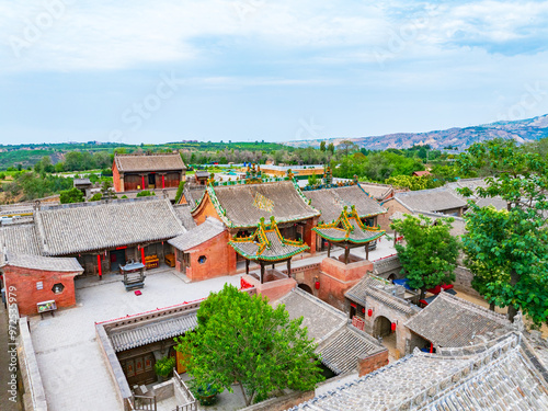 Zhangbi Ancient Castle in Jiexiu City during the Western Jin Dynasty photo