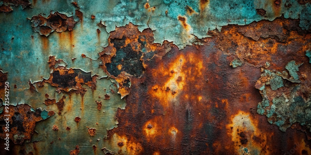 Darkened, aged, and rusty metal surface with scratches, cracks, and oxidation, showcasing worn patina and subtle Darkened, aged, and rusty metal surface with scratches, cracks, and oxidation, showcasing worn patina and subtle