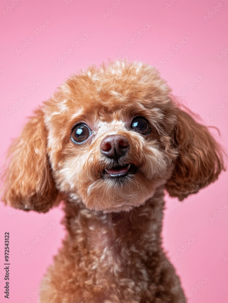 Adorable Poodle Puppy with Cute Eyes Adorable Poodle Puppy with Cute Eyes