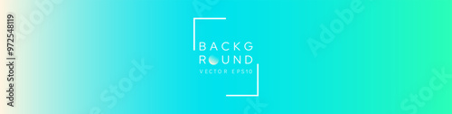 Soft cyan, light yellow sand color and greenish gradient background banner vector design