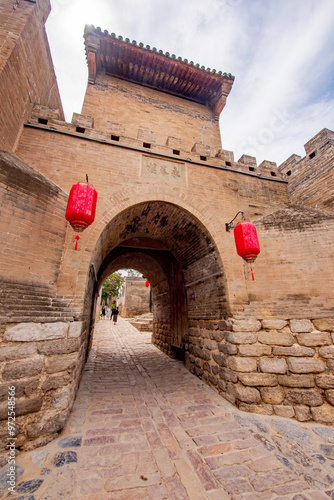 Zhangbi Ancient Castle in Jiexiu City during the Western Jin Dynasty photo