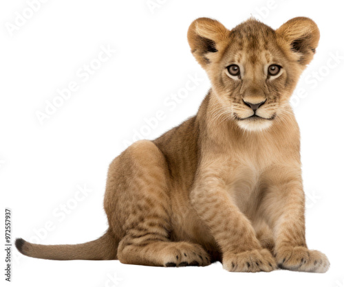 Wallpaper Mural PNG Lion Cub Sitting wildlife sitting mammal. Torontodigital.ca