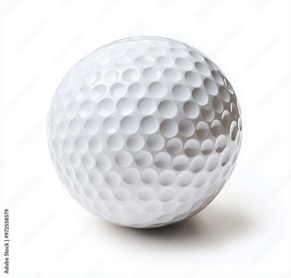 Golf ball isolated on white background Golf ball isolated on white background