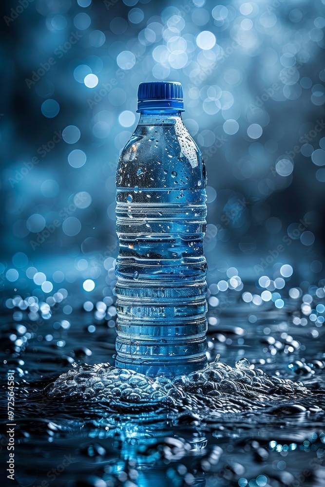 plastic water bottle, mockup, mock up, template plastic water bottle, mockup, mock up, template
