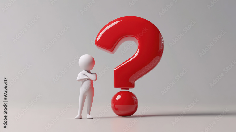 Question Mark Man. Question Mark Man.