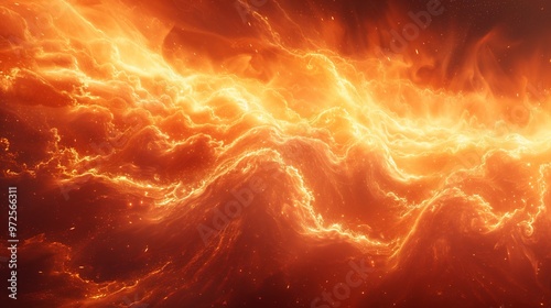 Fire background blazing orange and red flames dynamic and intense perfect for energetic designs