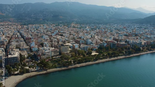 Panorama of Volos and Pelion, Central Greece
