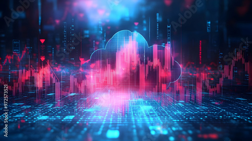 Cloud Computing Data Analysis with Glowing Charts and Graphs