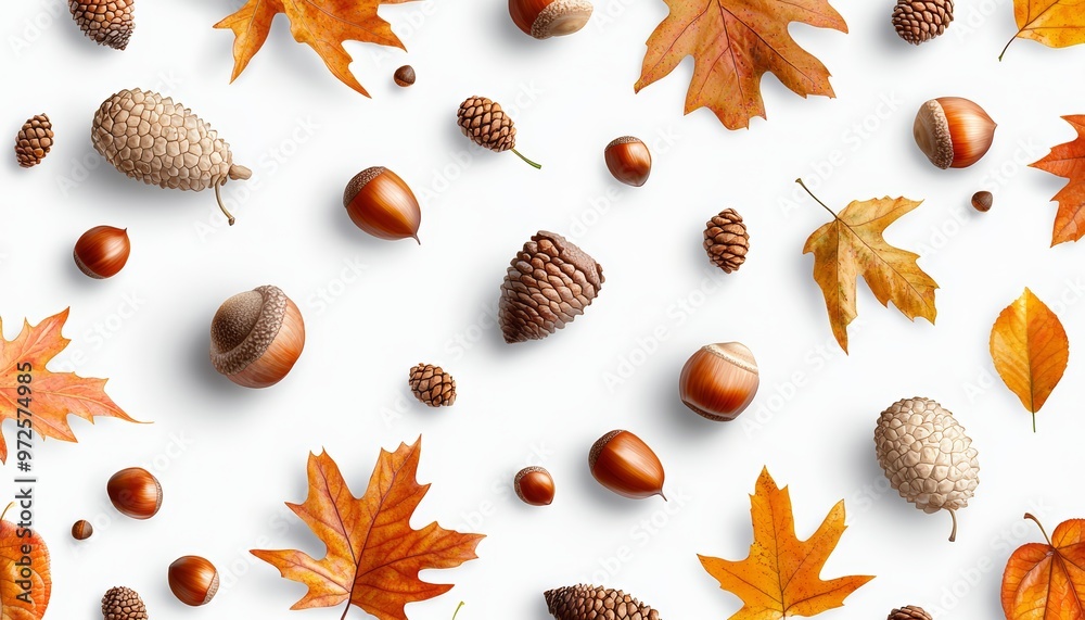 Design Inspiration, Create a nature-themed logo or pattern that incorporates acorns and autumn leaves, evoking a sense of natural beauty and seasonal change Design Inspiration, Create a nature-themed logo or pattern that incorporates acorns and autumn leaves, evoking a sense of natural beauty and seasonal change