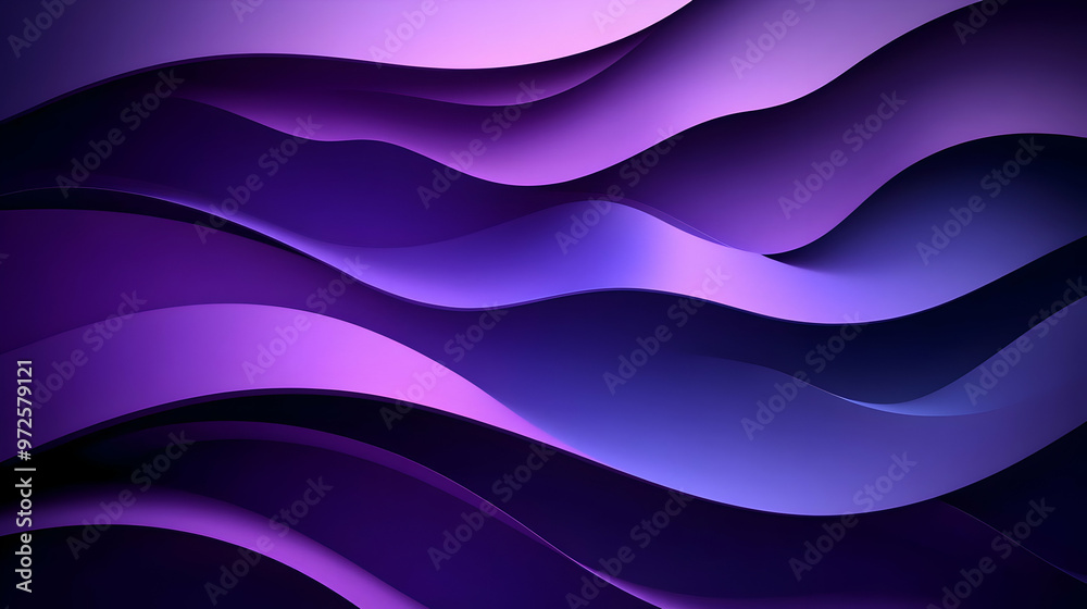 Abstract Purple Waves Flowing Seamlessly Loop Abstract Purple Waves Flowing Seamlessly Loop