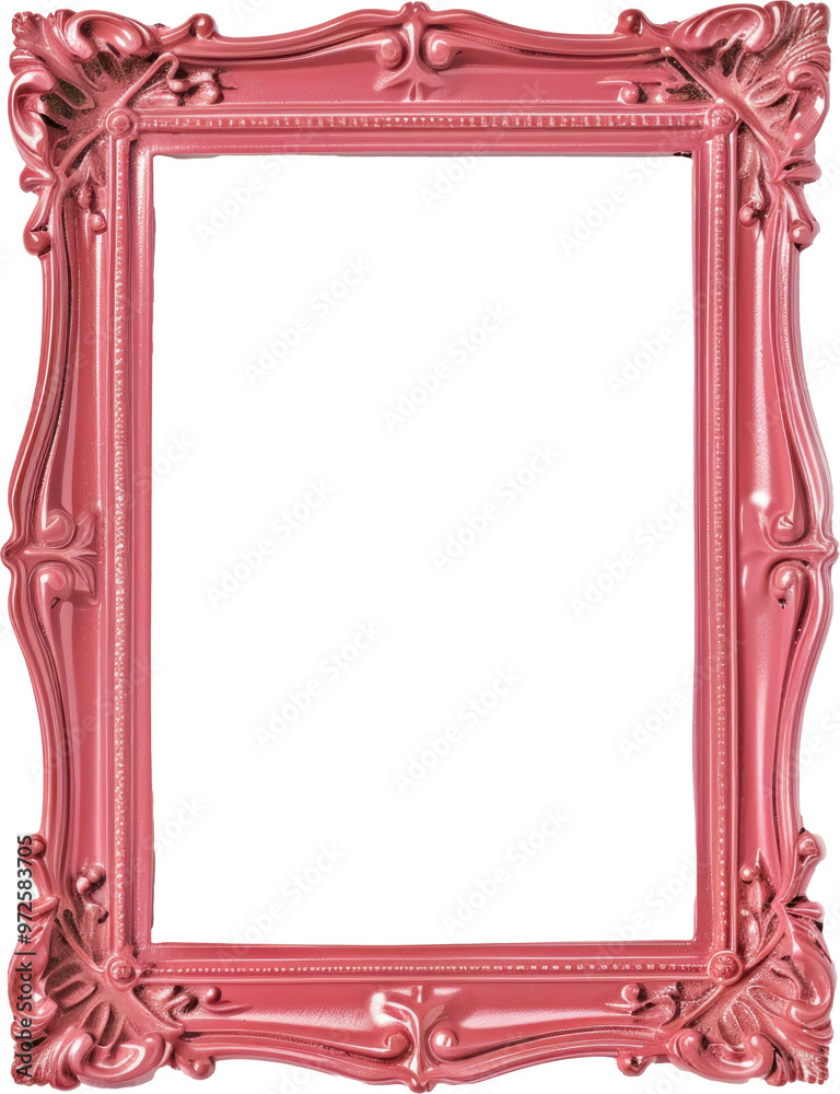 isolated pink image frame empty antique ornaments with transparent background 1 isolated pink image frame empty antique ornaments with transparent background 1