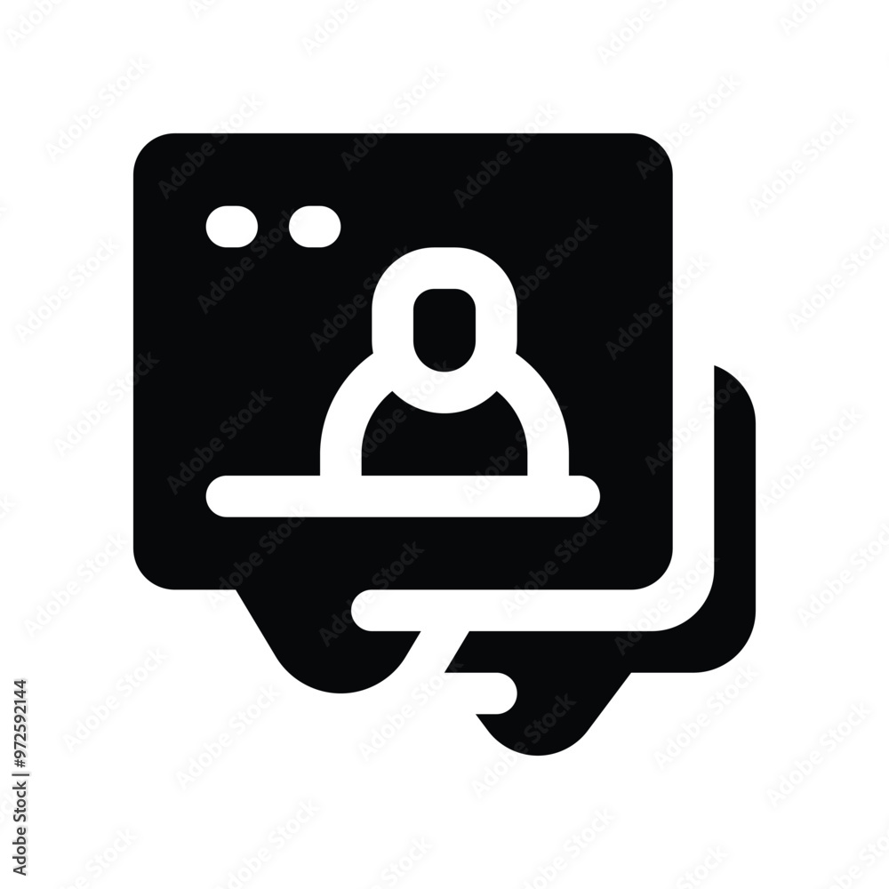 chat icon. vector glyph icon for your website, mobile, presentation, and logo design. chat icon. vector glyph icon for your website, mobile, presentation, and logo design.