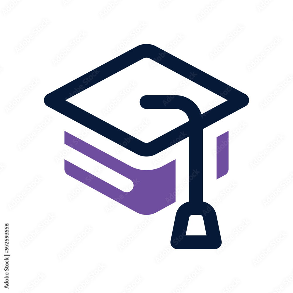 graduation icon. vector dual tone icon for your website, mobile, presentation, and logo design. graduation icon. vector dual tone icon for your website, mobile, presentation, and logo design.