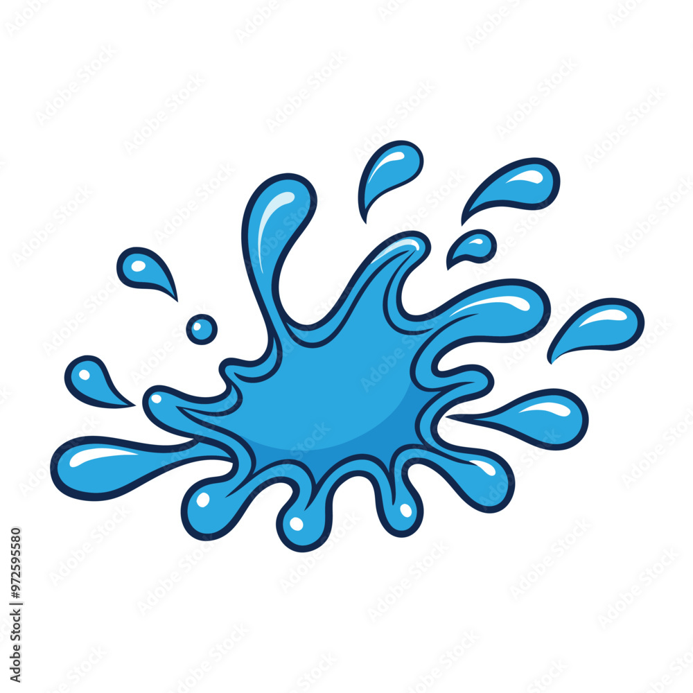 Fluid Water Splash Design with Ripples and Depth - Ideal for Environmental Logos and Artwork. Fluid Water Splash Design with Ripples and Depth - Ideal for Environmental Logos and Artwork.