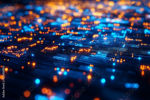 Abstract-AI generated art on a digital canvas