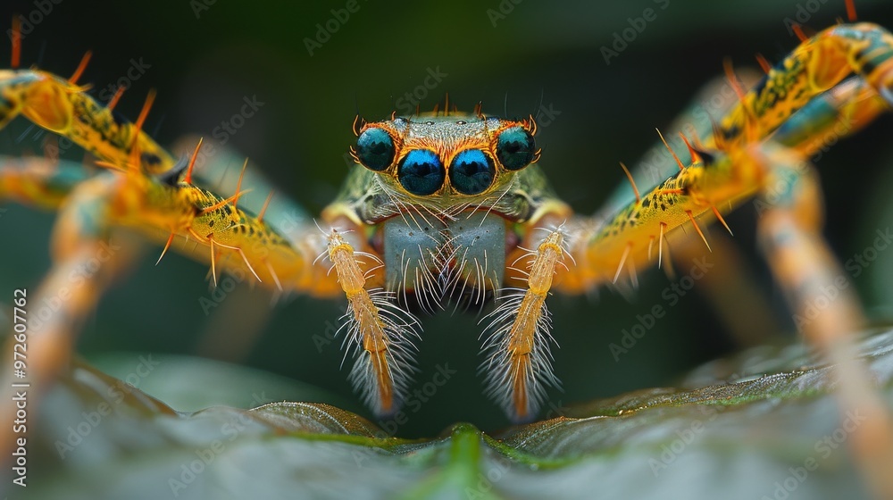 Fototapeta premium macro life of spider