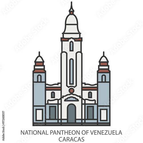 National Pantheon of Venezuela, Caracas.eps photo