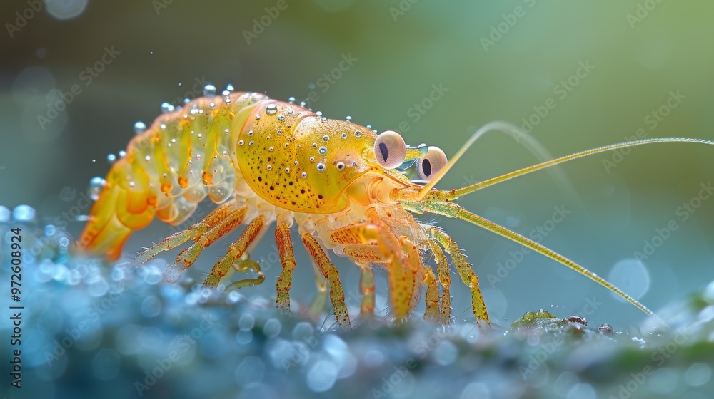 close up of a shrimp close up of a shrimp