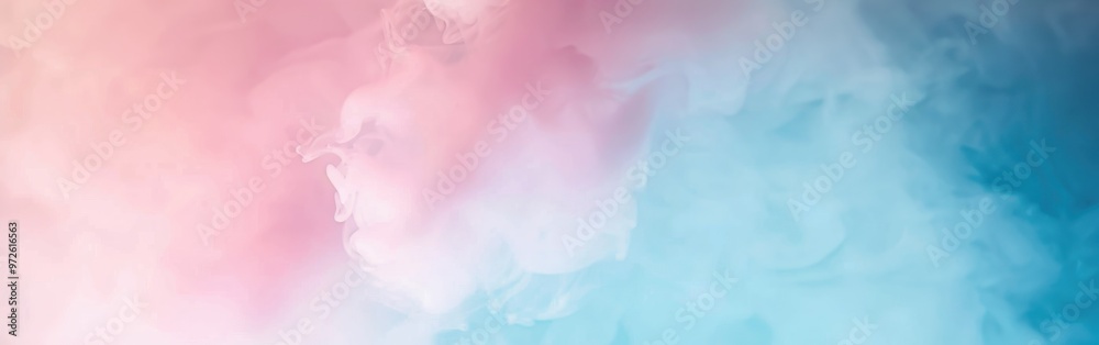 A colorful smokey background with pink, blue and white colors A colorful smokey background with pink, blue and white colors