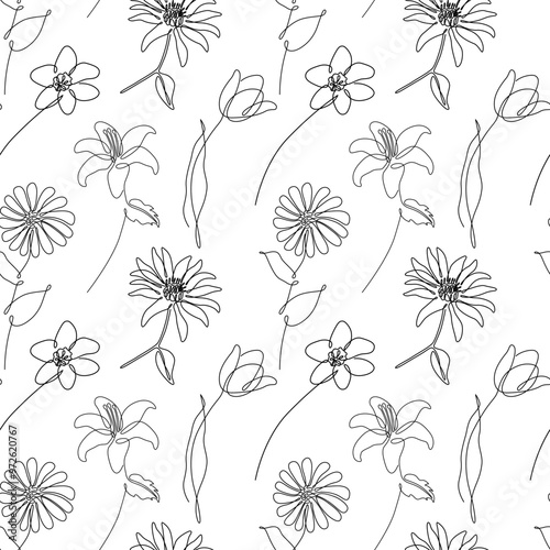 Rose floral botanical flowers. Wild spring leaf wildflower isolated. Seamless background pattern.