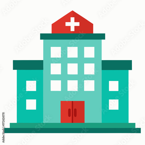 vector illustration of hospital