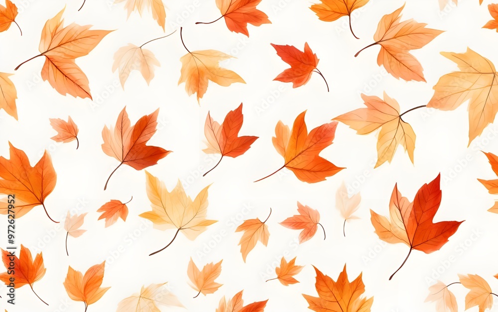 autumn leaves seamless pattern autumn leaves seamless pattern