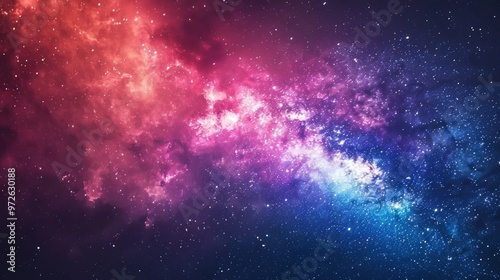 Special shiny space sky pattern background photo with nebula texture.