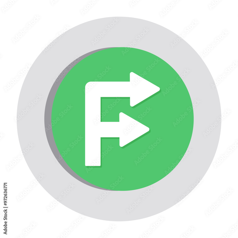 Editable flat design of direction Head arrows Editable flat design of direction Head arrows