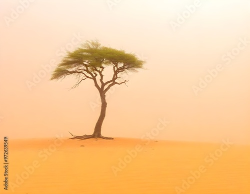 tree in a desert