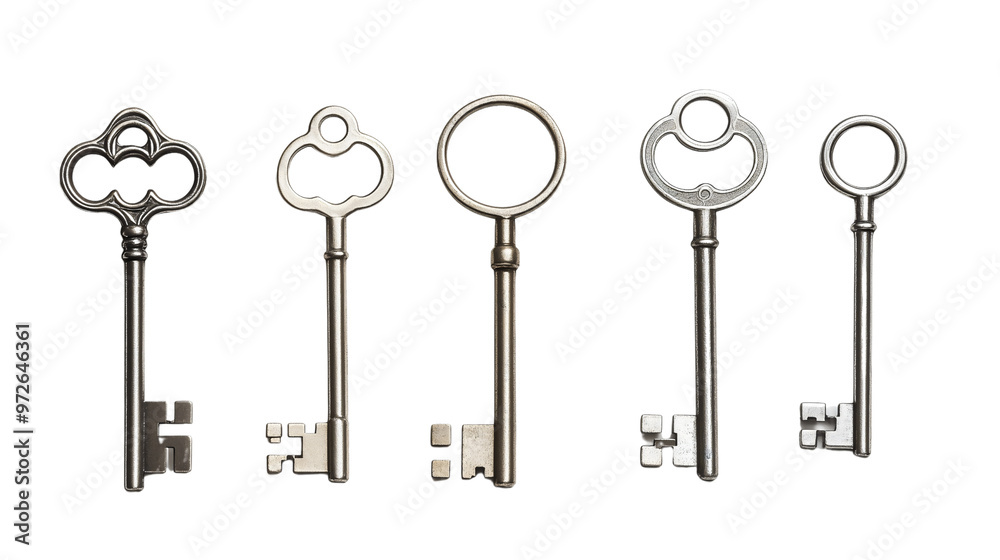 Keys isolated on a transparent background, showcasing their simple yet essential design. Ideal for use in real estate, security, or automotive-themed projects, these keys can seamlessly blend into any Keys isolated on a transparent background, showcasing their simple yet essential design. Ideal for use in real estate, security, or automotive-themed projects, these keys can seamlessly blend into any