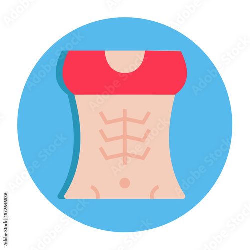 Premium download icon of slim waist photo