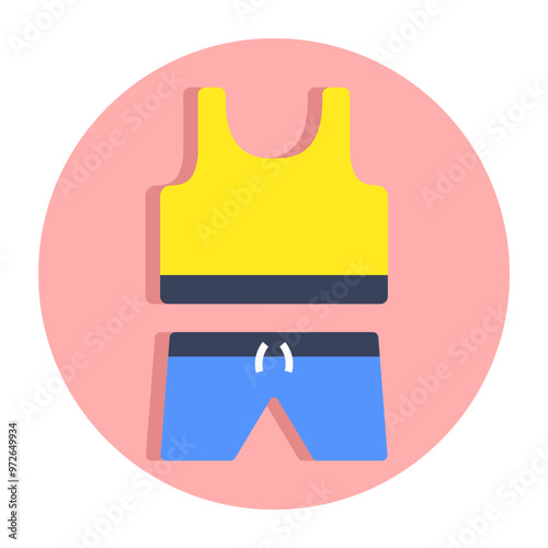 Premium download icon of sports wear