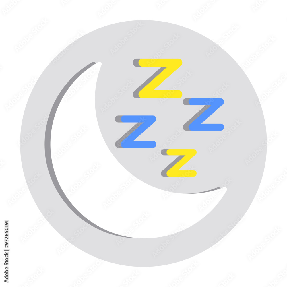 Perfect design icon of moon with star Perfect design icon of moon with star