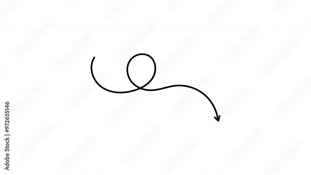 Abstract black arrow animation on transparent background. 4k Video Abstract black arrow animation on transparent background. 4k Video