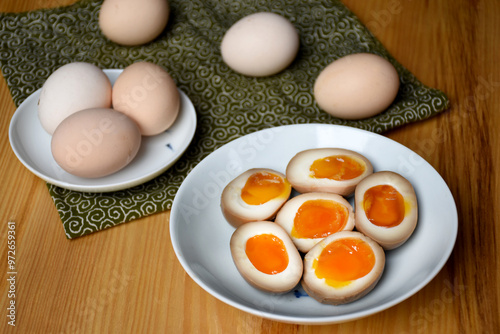 Known as Ajitsuke Tamago (Ajitama) or Nitamago in Japan, Ramen Eggs are delicious as a ramen topping.