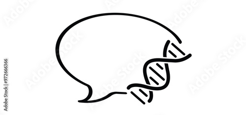 DNA string icon. DNA strand double helix spiral, line pictogram RNA, Life gene, chromosome elements logo Medic atom cell. Medical concept of biochemistry. Nucleic structure. bio code genetics molecule