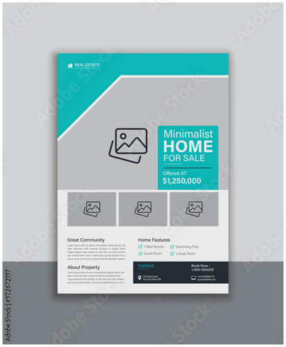 Modern Business Flyer Template Design Vector