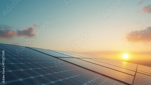 Wallpaper Mural Solar panels on high-tech smart home roof, seamless energy efficiency, 3D illustration Torontodigital.ca