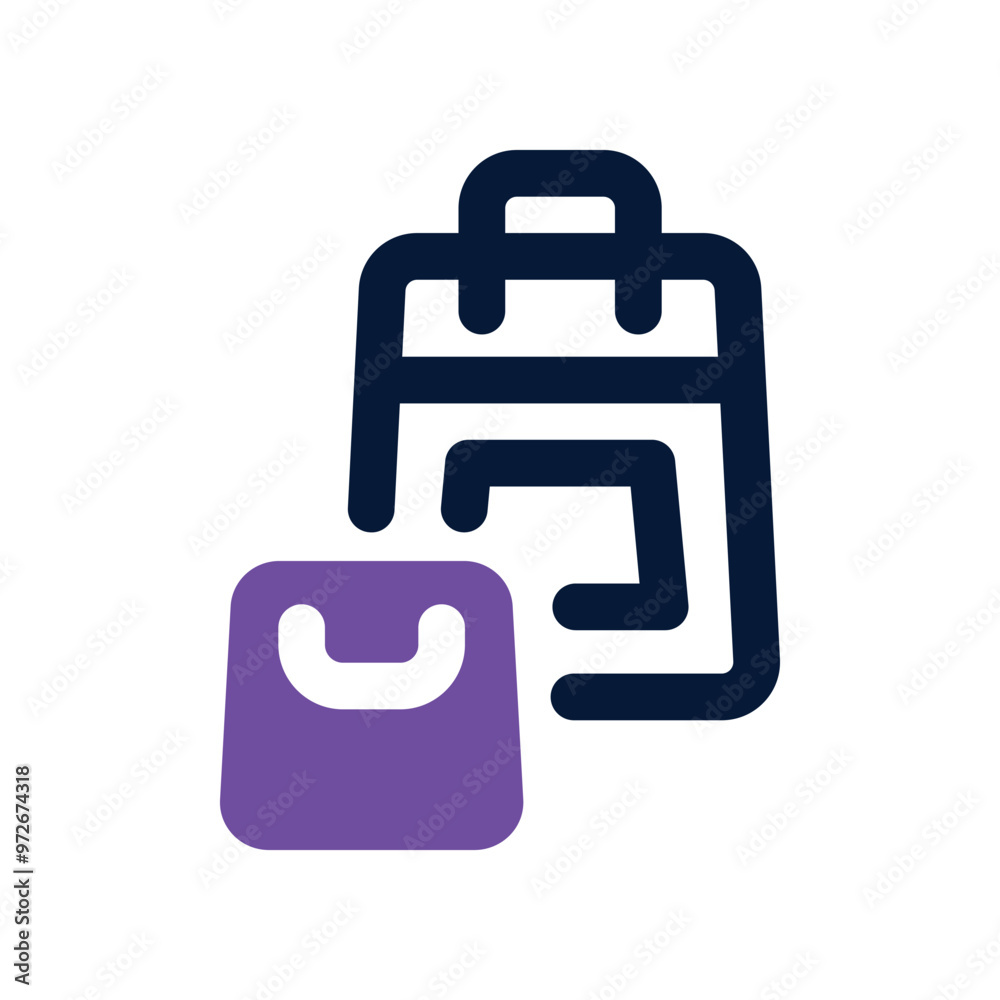 shopping bags icon. vector dual tone icon for your website, mobile, presentation, and logo design. shopping bags icon. vector dual tone icon for your website, mobile, presentation, and logo design.