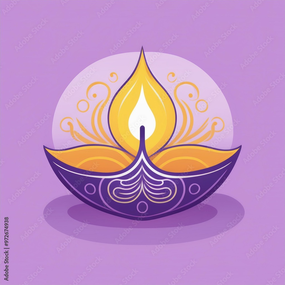 Happy Diwali diya lamp, Indian festival of lights Happy Diwali diya lamp, Indian festival of lights