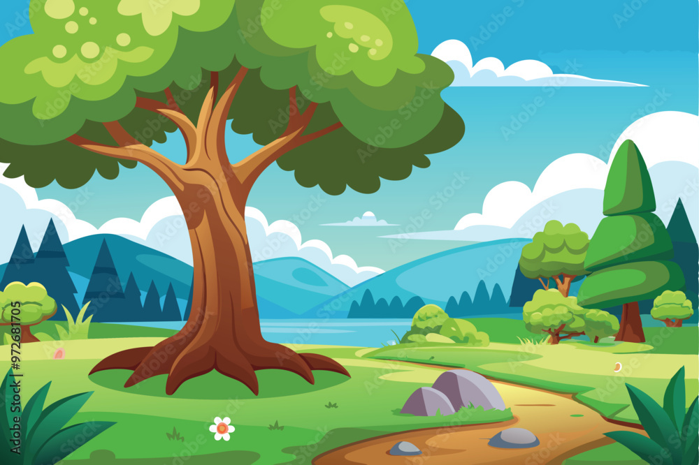 Naklejka premium cartoon vector desing 