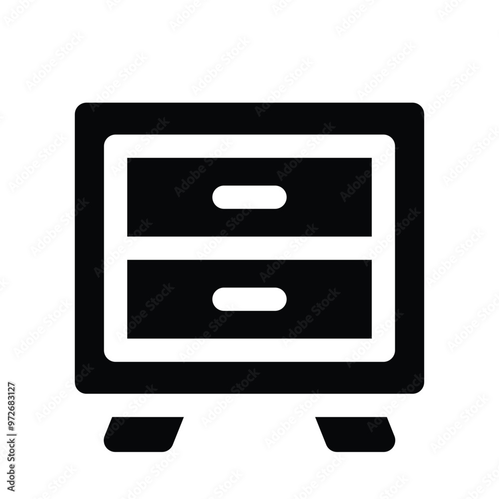 drawers icon. vector glyph icon for your website, mobile, presentation, and logo design. drawers icon. vector glyph icon for your website, mobile, presentation, and logo design.