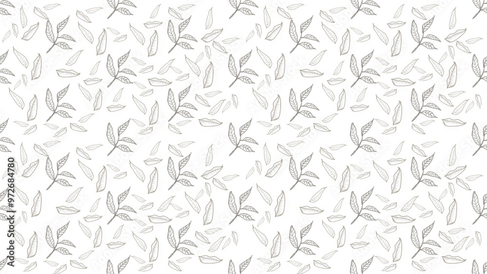 green leaves seamless pattern background. Green tea leaf seamless pattern. tea leaves pattern background. seamless patterns with green leaves of tea. green leaves seamless pattern background. Green tea leaf seamless pattern. tea leaves pattern background. seamless patterns with green leaves of tea.