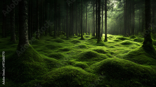 Northern Tranquil Moss Forest