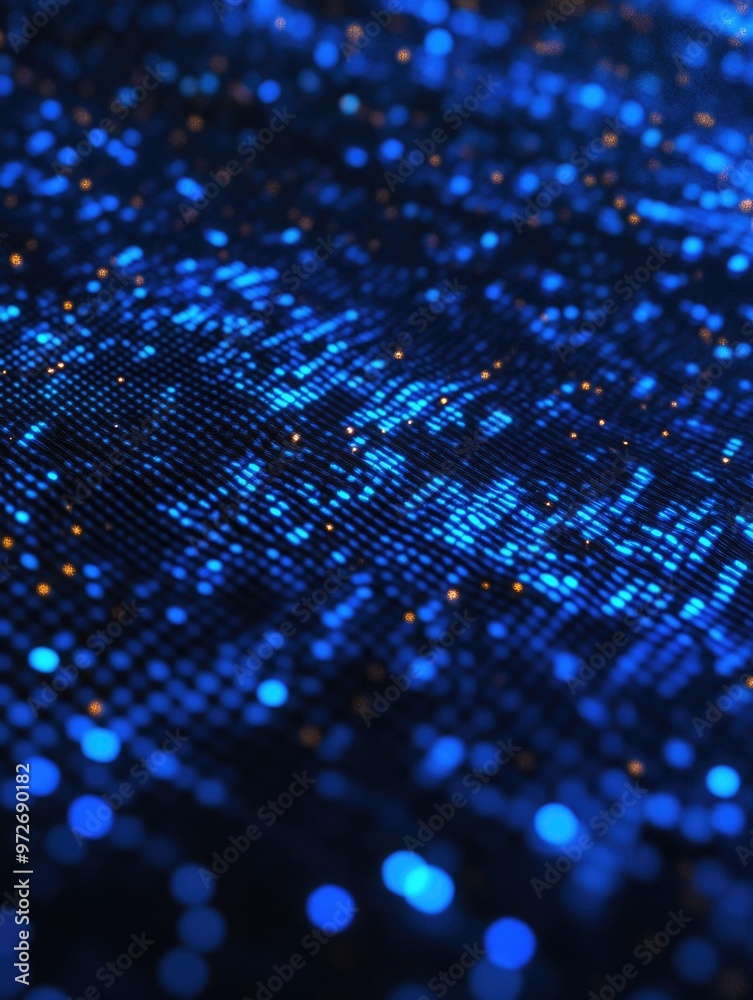 Vivid Blue Digital Crystal Texture Vivid Blue Digital Crystal Texture