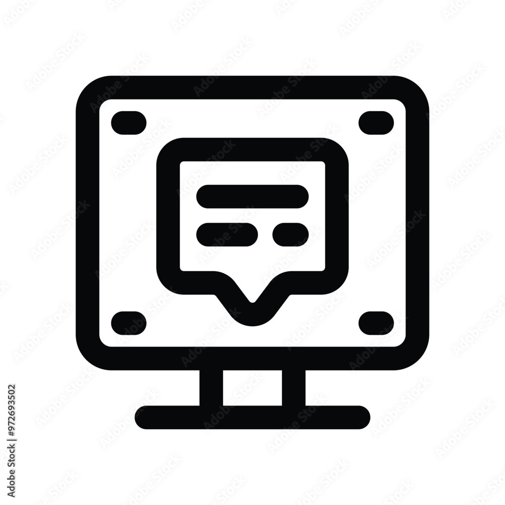 online service icon. vector line icon for your website, mobile, presentation, and logo design. online service icon. vector line icon for your website, mobile, presentation, and logo design.