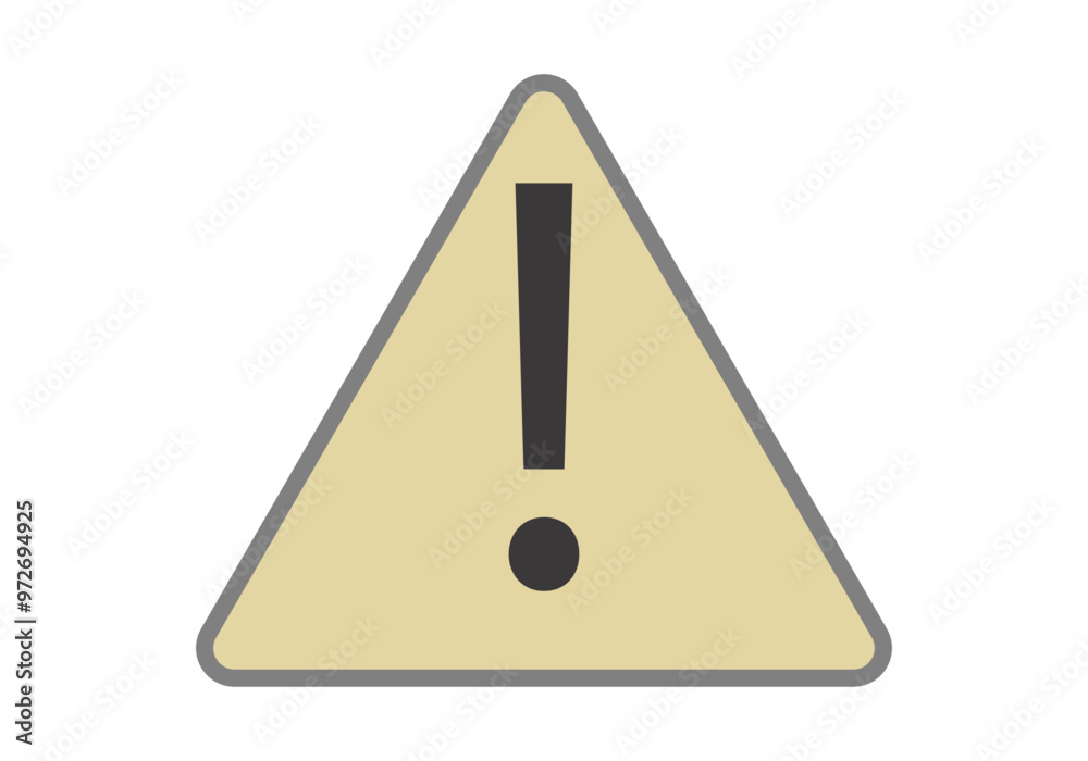Señal de aviso o advertencia triangular 