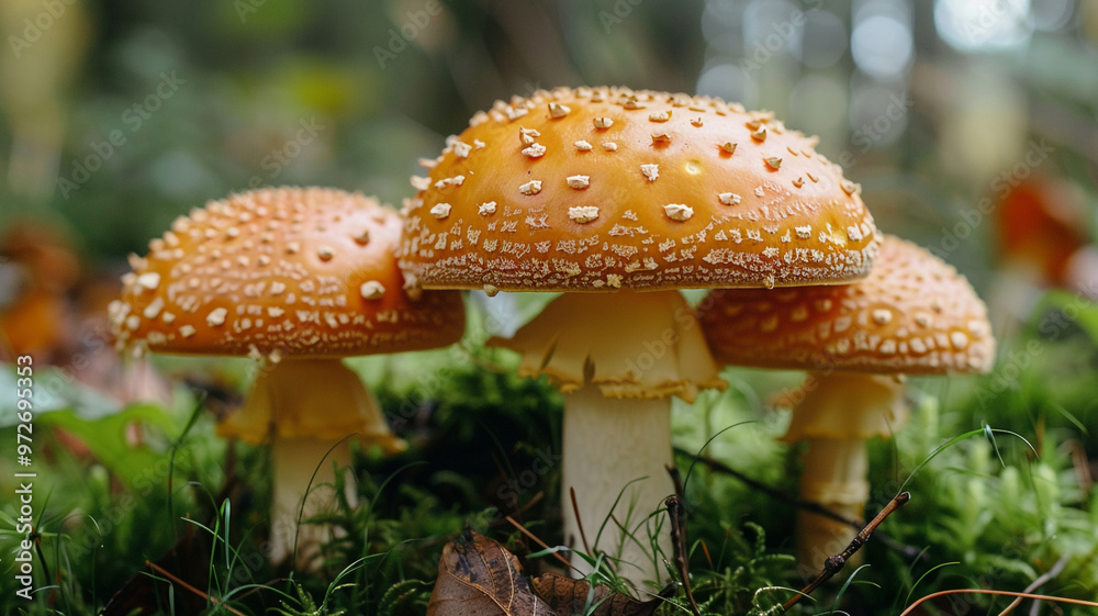 mushroom in the forest mushroom in the forest